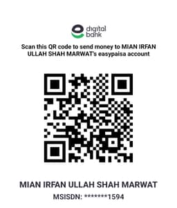Easypaisa payment QR